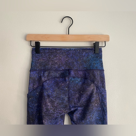 Lululemon Fast & Free High-Rise Crop II Nulux Polar Lights Blue - Size 4, 19” - Picture 15 of 16